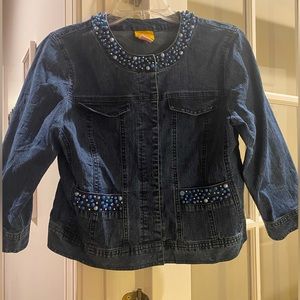 Ruby Rd. 8 Petite Denim Jacket